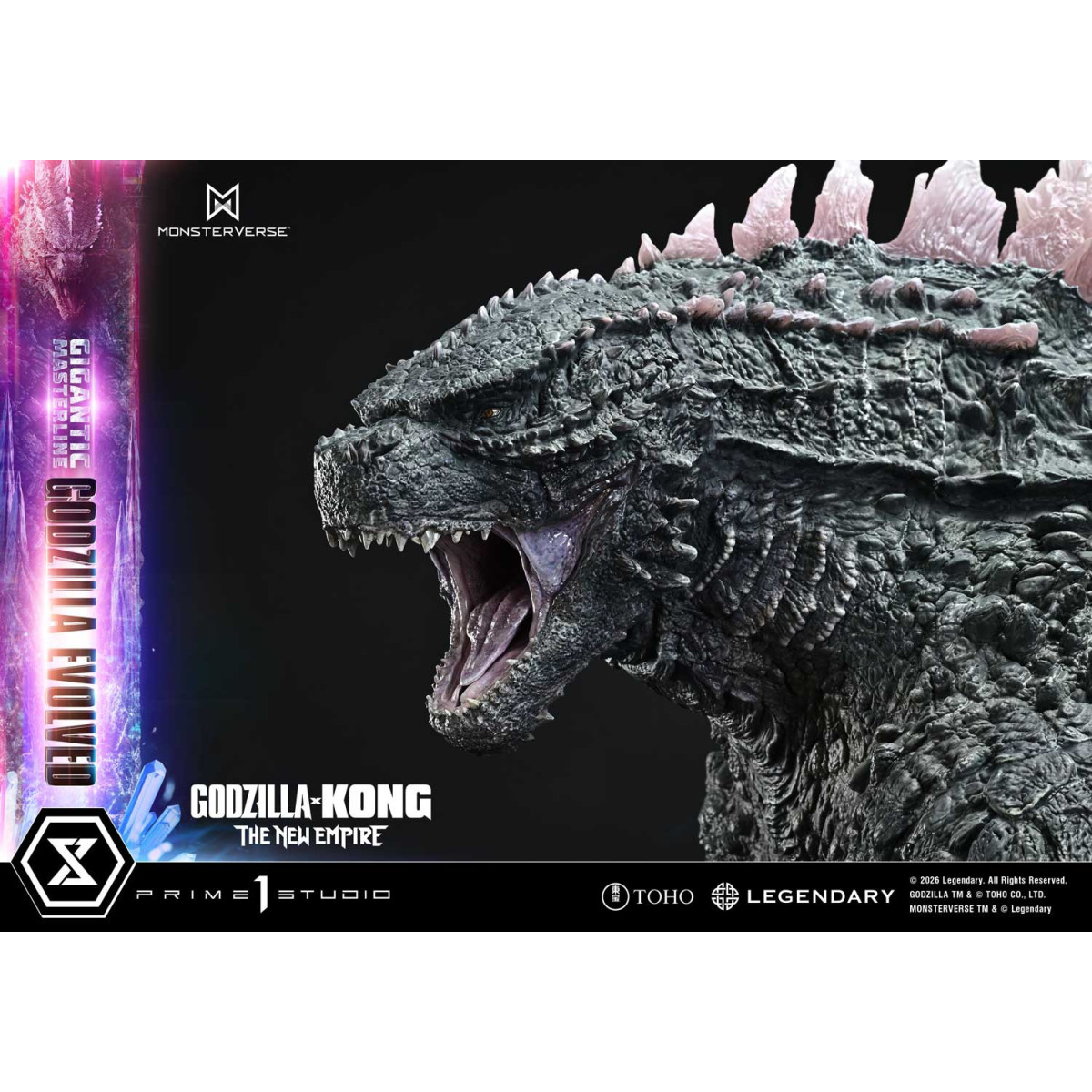 Prime 1 Studio - Godzilla Evoluto Bonus Ver. - Godzilla x Kong: Il nuovo impero Serie masterline gigante