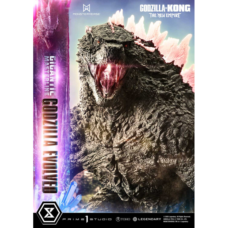 Prime 1 Studio - Godzilla Evoluto Bonus Ver. - Godzilla x Kong: Il nuovo impero Serie masterline gigante