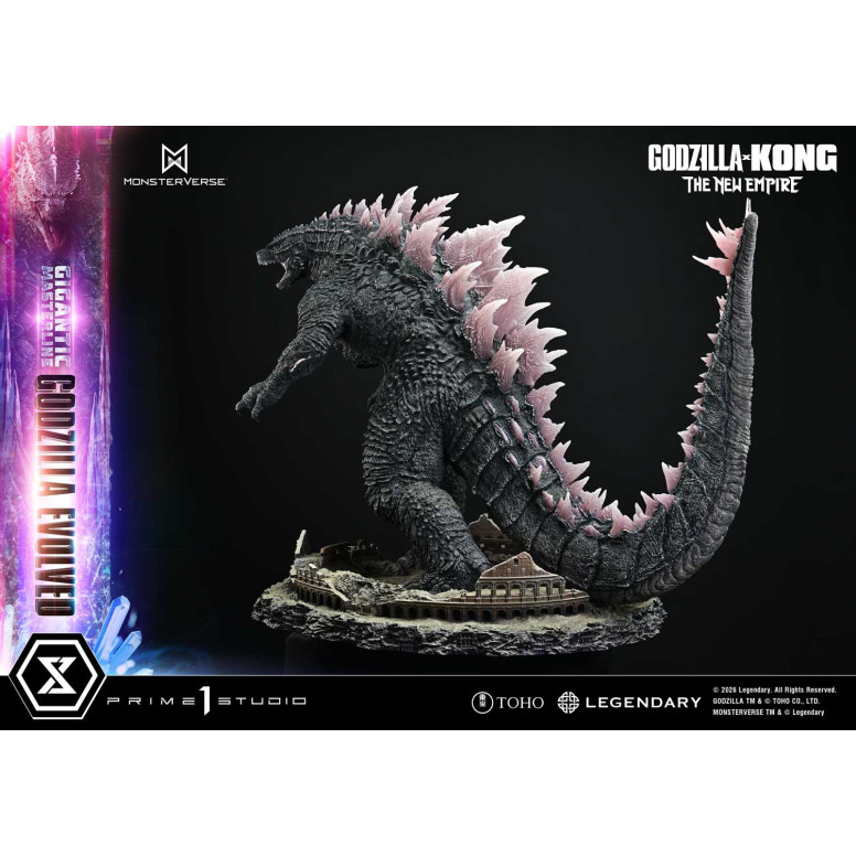 Prime 1 Studio - Godzilla Evoluto Bonus Ver. - Godzilla x Kong: Il nuovo impero Serie masterline gigante