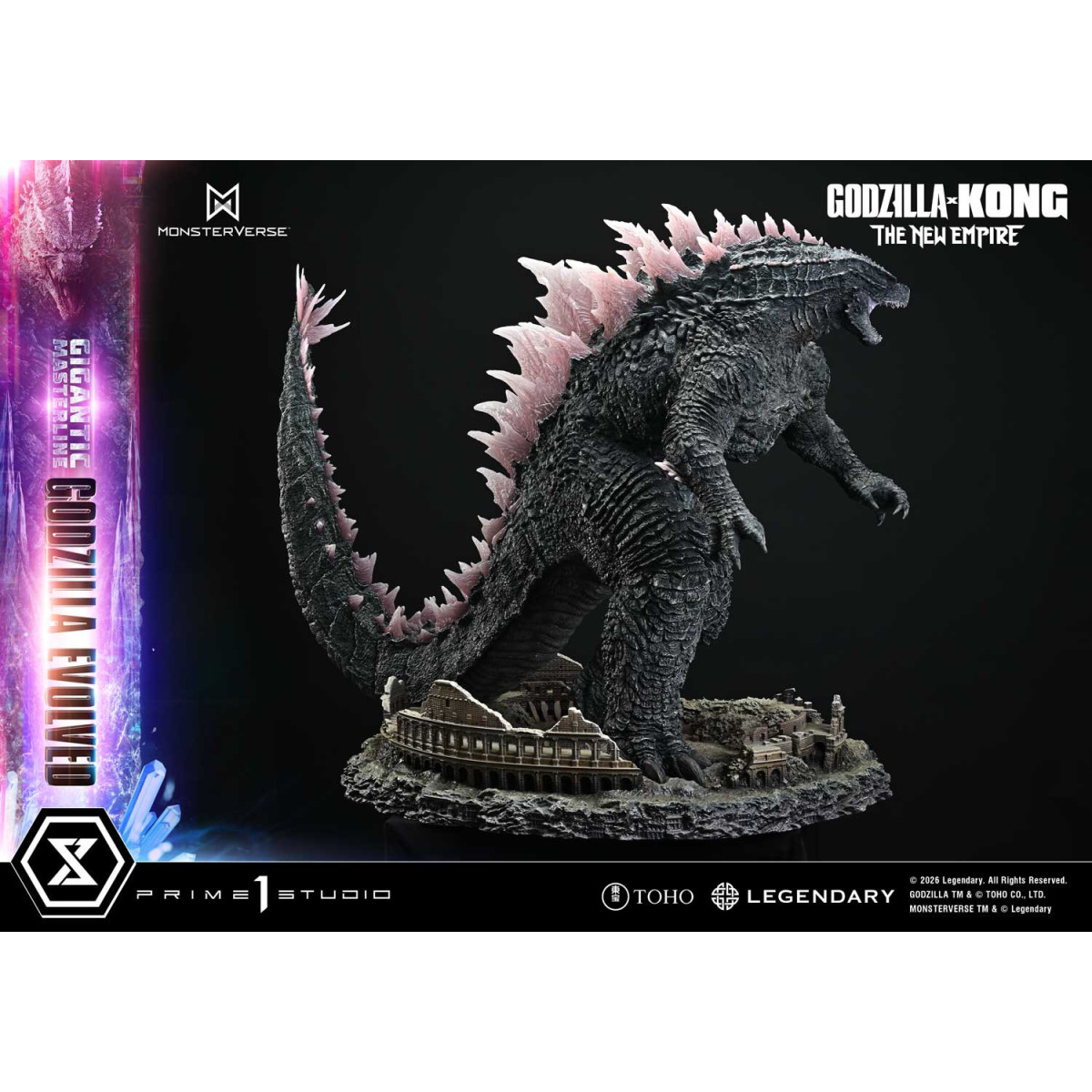 Prime 1 Studio - Godzilla Evoluto Bonus Ver. - Godzilla x Kong: Il nuovo impero Serie masterline gigante