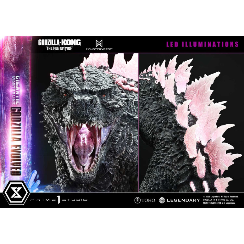 Prime 1 Studio - Godzilla Evoluto Bonus Ver. - Godzilla x Kong: Il nuovo impero Serie masterline gigante