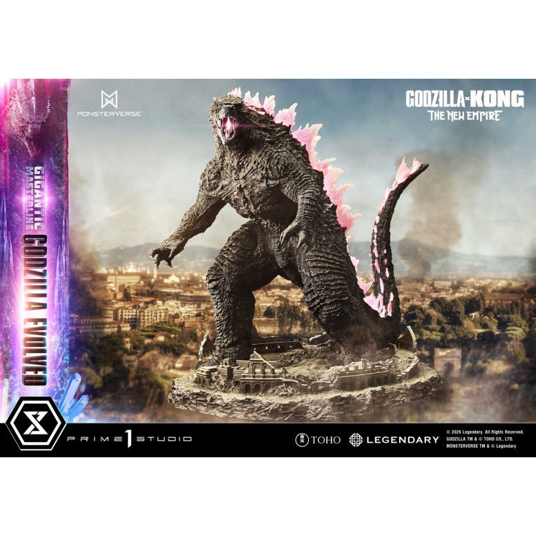 Prime 1 Studio - Godzilla Evoluto Bonus Ver. - Godzilla x Kong: Il nuovo impero Serie masterline gigante
