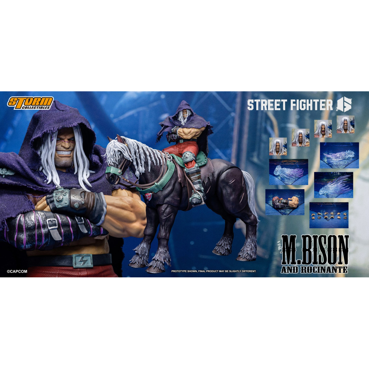 Storm Collectibles - Street Fighter 6 - M.Bison (Vega) & Ronzinante