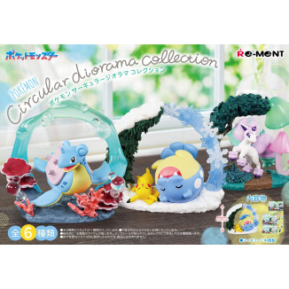 Re-Ment - Pokémon - CIRCULAR DIORAMA COLLECTION set di 6 figure in blind box.