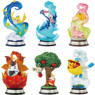 Re-Ment - Pokémon - SWING VIGNETTE COLLECTION 3 set di 6 figure in blind box.