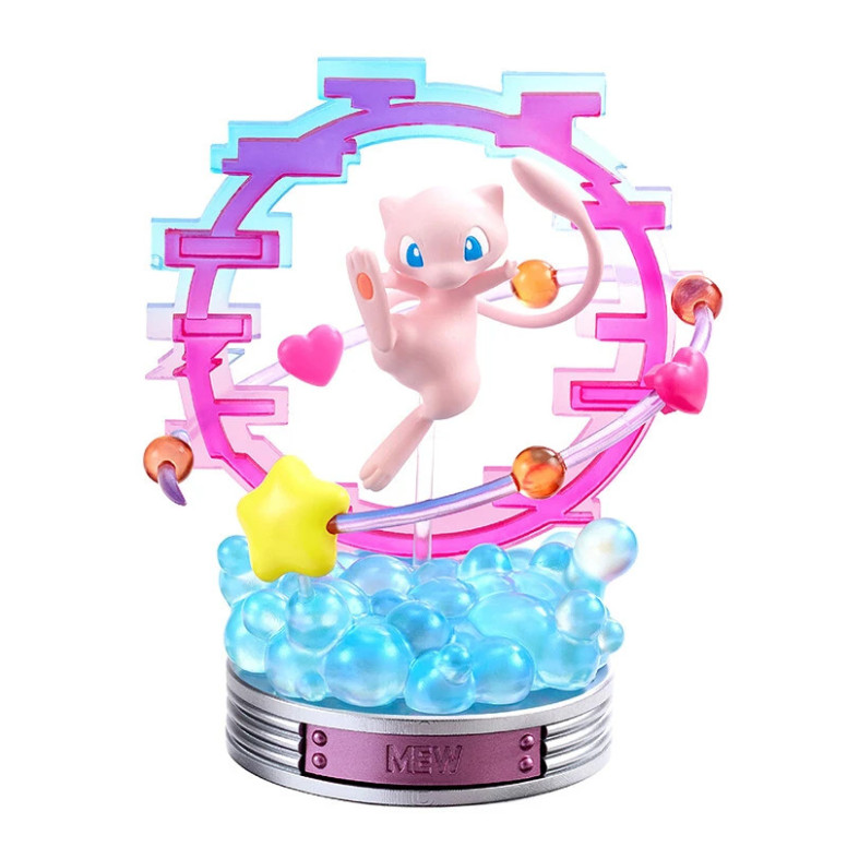 Re-Ment - Pokémon - NEON PARTY set di 6 figure in scatola cieca.