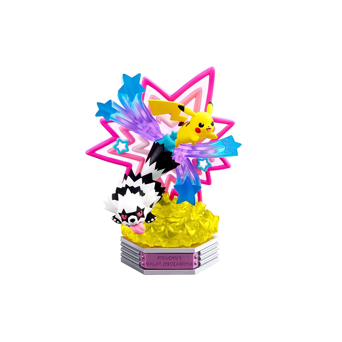 Re-Ment - Pokémon - NEON PARTY set di 6 figure in scatola cieca.