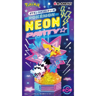 Re-Ment - Pokémon - NEON PARTY set di 6 figure in scatola cieca.
