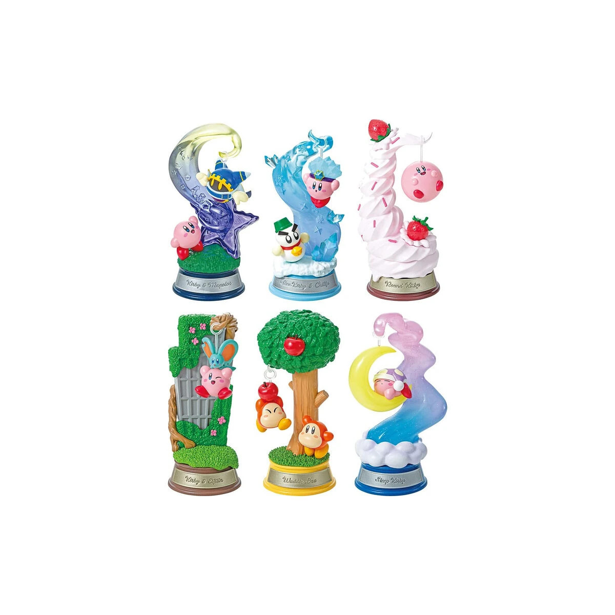 Re-Ment - Kirby in Dreamland - Kirby SWING set di 6 figure in scatola cieca.
