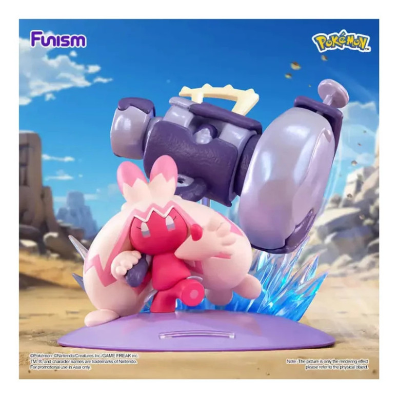 Funism - Pokemon Prime Figura Mini - Forgelina - Tinkaton - Dekanuchan