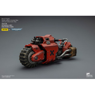 JoyToy Space Marines - Blood Angels Moto da combattimento con modello Raider e fucili bolt a doppio collegamento 1/18 - Warhamme