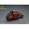 JoyToy Space Marines - Blood Angels Moto da combattimento con modello Raider e fucili bolt a doppio collegamento 1/18 - Warhamme