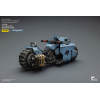 JoyToy Space Marines - Space Wolves Moto da combattimento con modello Raider e fucili bolt a doppio attacco 1/18 - Warhammer 40K