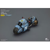 JoyToy Space Marines - Space Wolves Moto da combattimento con modello Raider e fucili bolt a doppio attacco 1/18 - Warhammer 40K