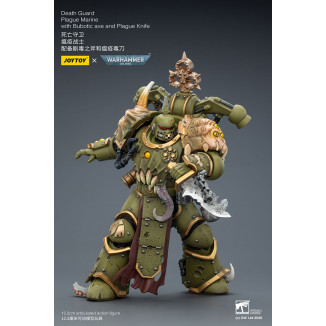 Joytoy - Guardia della morte - Marine della peste con ascia bubotica e coltello della peste 1/18 - Warhammer 40k