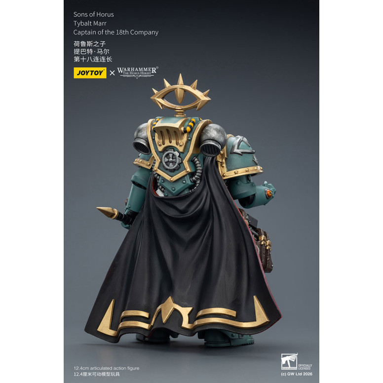 JoyToy Space Marines - Sons of Horus - Tybalt Marr Capitano della 18a Compagnia 1/18 - L'eresia di Horus