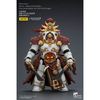 JoyToy Space Marines - Cicatrici bianche - Qin Xa-Maestro del Keshig con lame accoppiate "le code del Dragon" 1/18