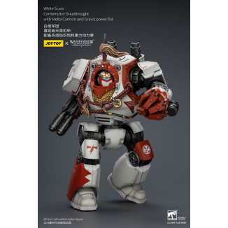 Joytoy - Warhammer - Cicatrici bianche - Contemptor Dreadnought con cannone Melta e pugno di potere Gravis - L'Eresia di Horus