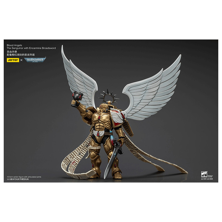 JoyToy Space Marines - Blood Angels - Il Sanguinor con lo Spadone Encarmine - Warhammer 40000