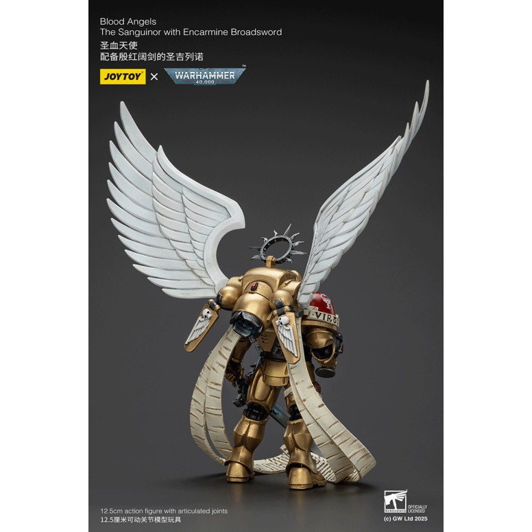 JoyToy Space Marines - Blood Angels - Il Sanguinor con lo Spadone Encarmine - Warhammer 40000