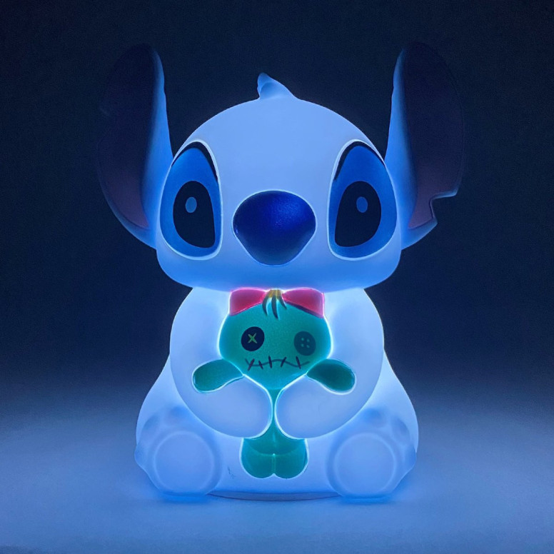 Grand Jester Studios Lilo & Stitch - Figura luminosa di Stitch e Souillon.