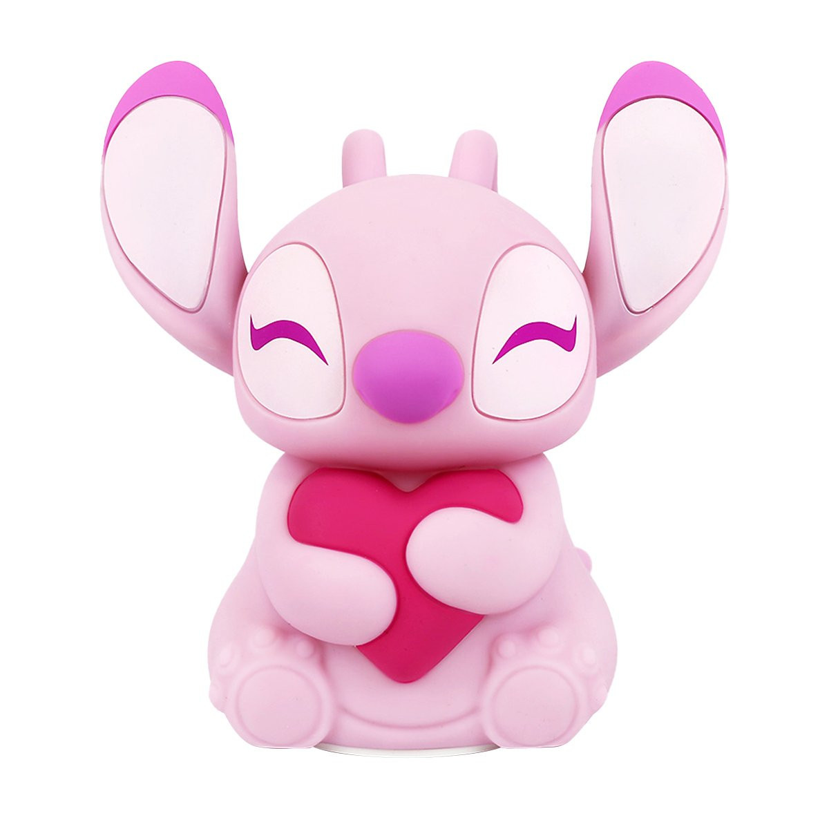 Grand Jester Studios Lilo & Stitch - Figurina illuminata dell'angelo e del cuore