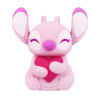Grand Jester Studios Lilo & Stitch - Figurina illuminata dell'angelo e del cuore