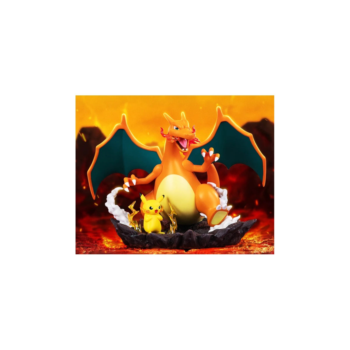 Funism - Pokemon Prime Figura - PIKACHU & DRACAUFEU