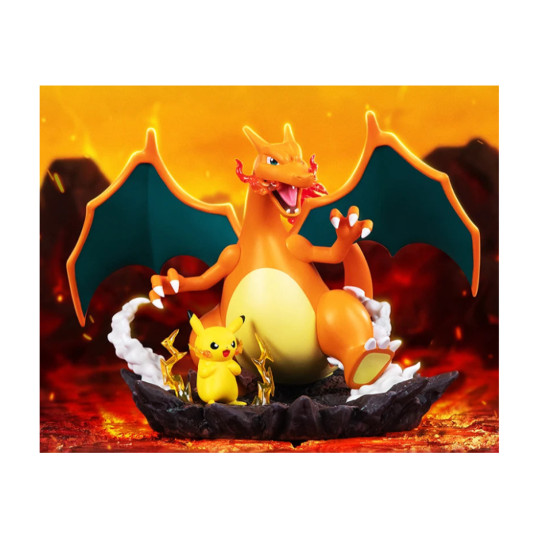 Funism - Pokemon Prime Figura - PIKACHU & DRACAUFEU