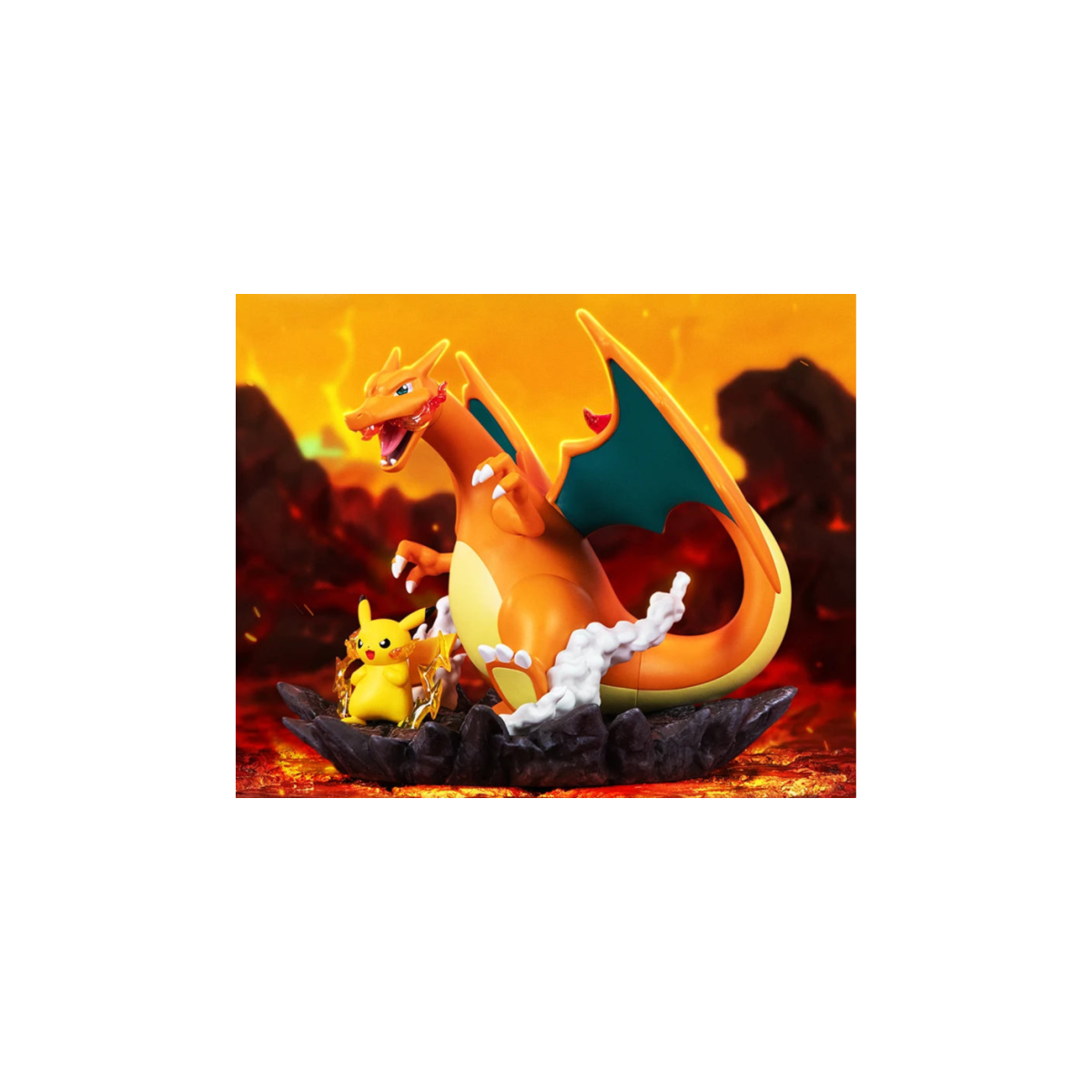 Funism - Pokemon Prime Figura - PIKACHU & DRACAUFEU