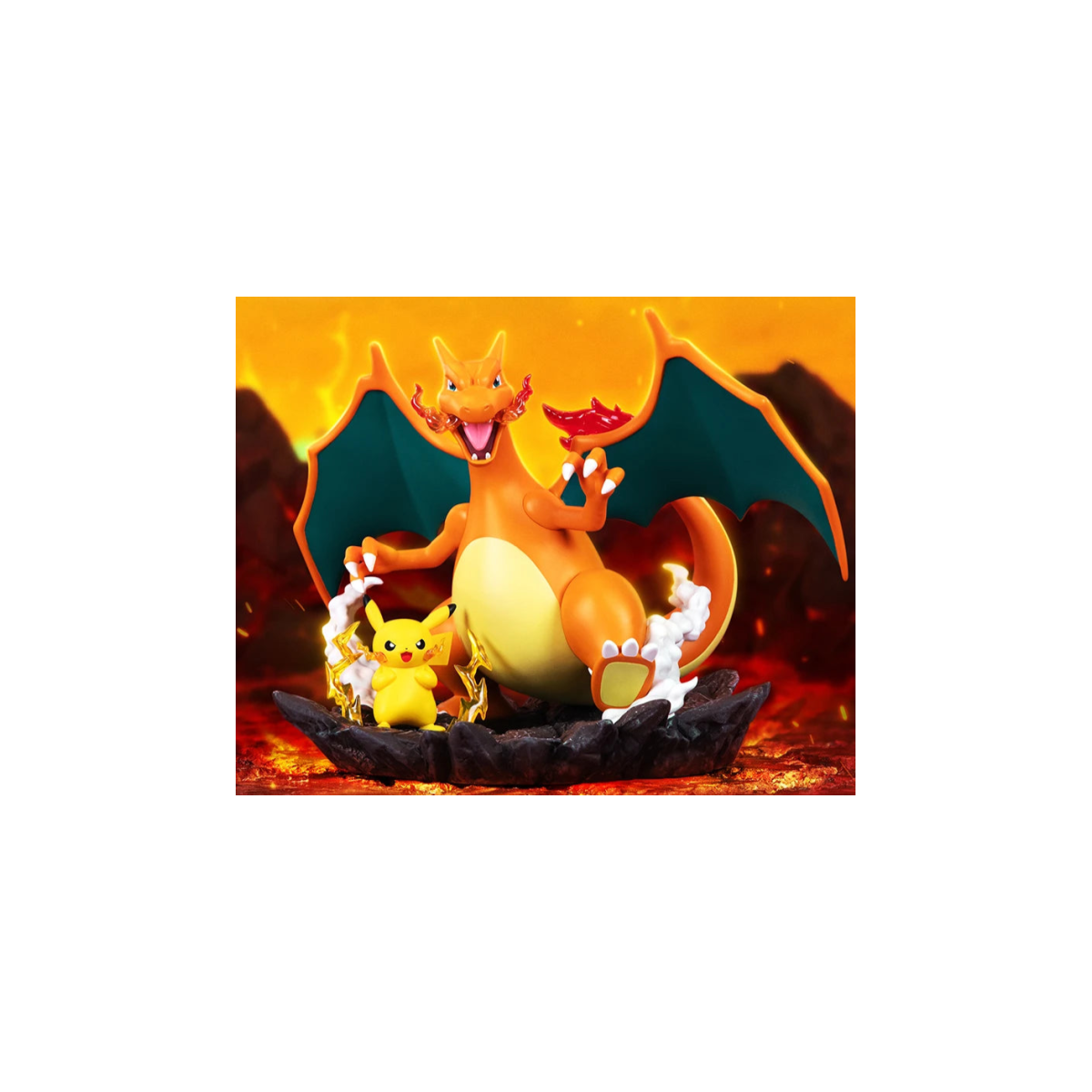 Funism - Pokemon Prime Figura - PIKACHU & DRACAUFEU