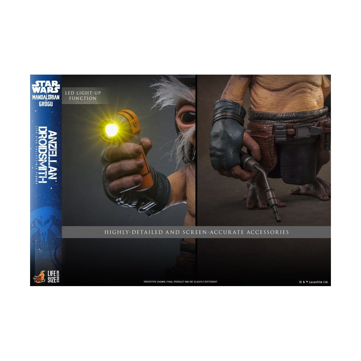Hot toys Star Wars - Serie di capolavori a grandezza naturale di Anzellan Droidsmith - Star Wars: The Mandalorian & Grogu
