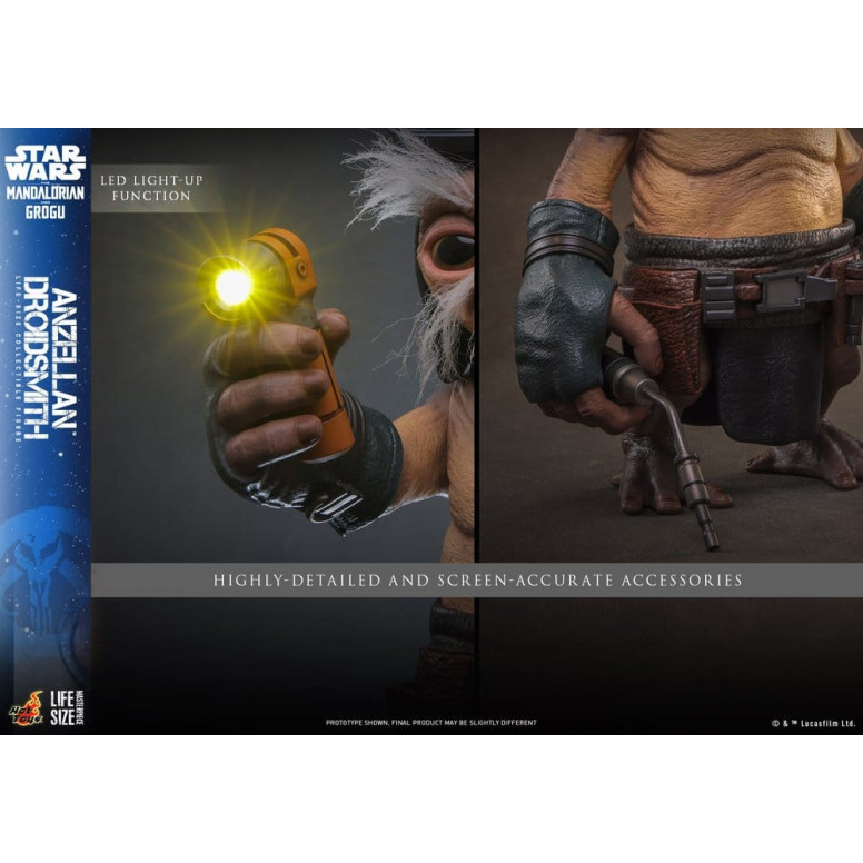 Hot toys Star Wars - Serie di capolavori a grandezza naturale di Anzellan Droidsmith - Star Wars: The Mandalorian & Grogu
