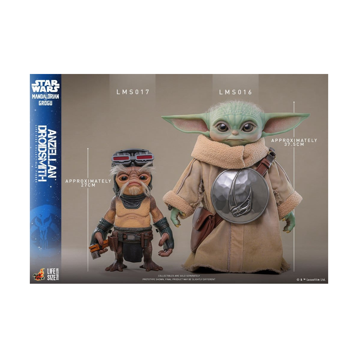 Hot toys Star Wars - Serie di capolavori a grandezza naturale di Anzellan Droidsmith - Star Wars: The Mandalorian & Grogu