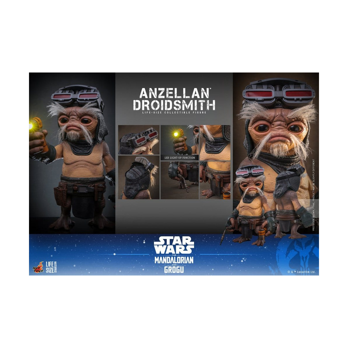 Hot toys Star Wars - Serie di capolavori a grandezza naturale di Anzellan Droidsmith - Star Wars: The Mandalorian & Grogu