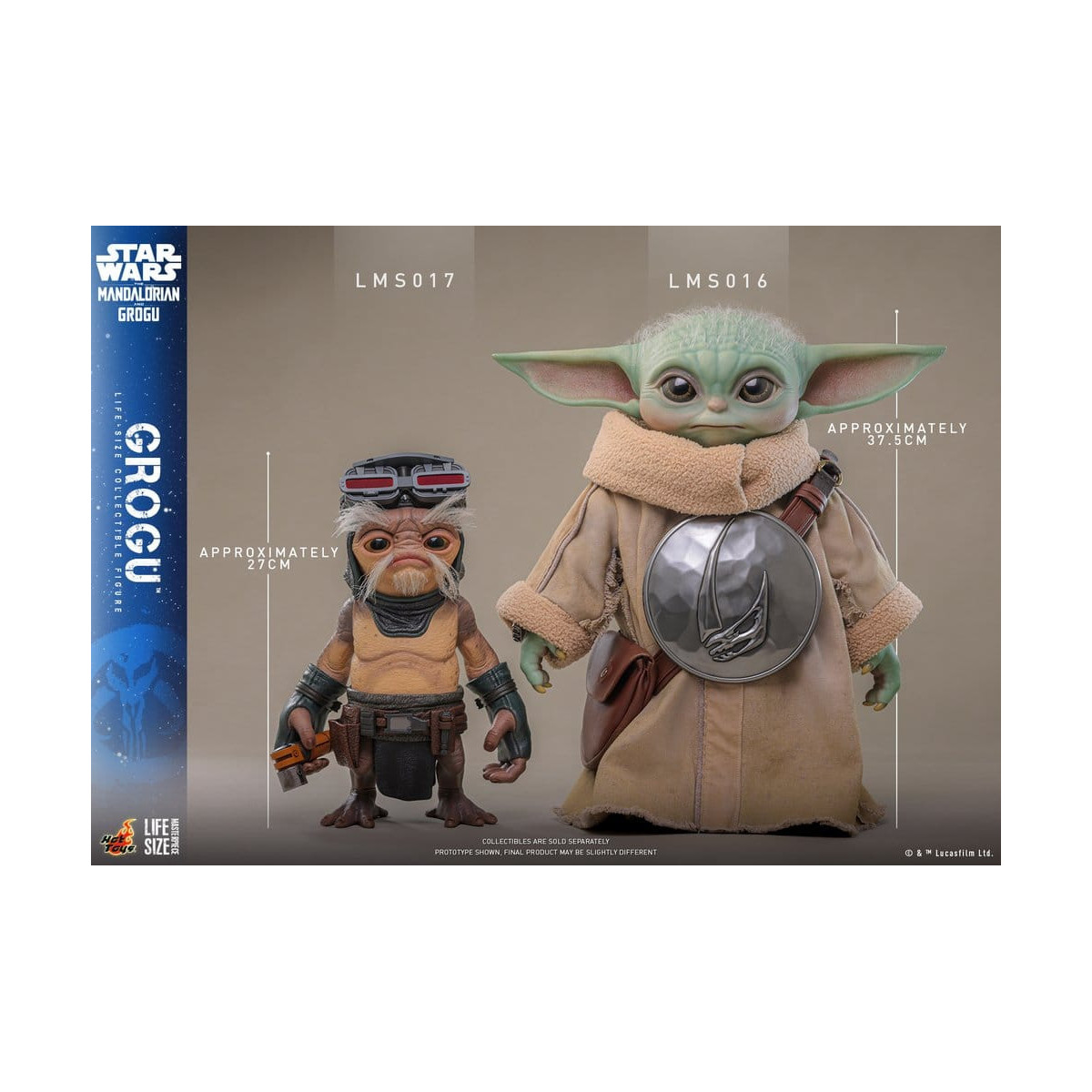 Hot toys Star Wars - Grogu 1/1 - Star Wars: Il Mandaloriano & Grogu