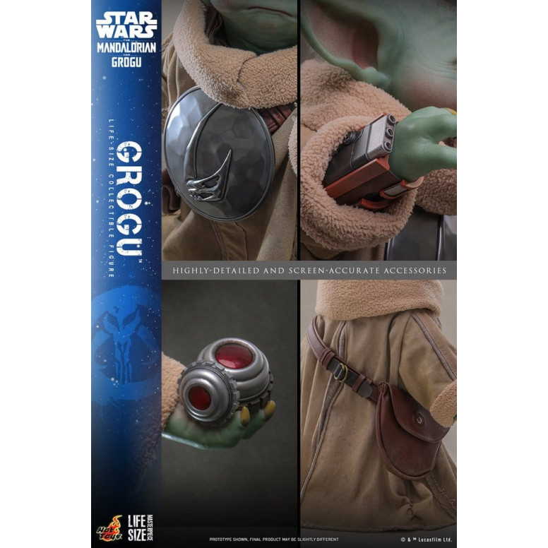 Hot toys Star Wars - Grogu 1/1 - Star Wars: Il Mandaloriano & Grogu