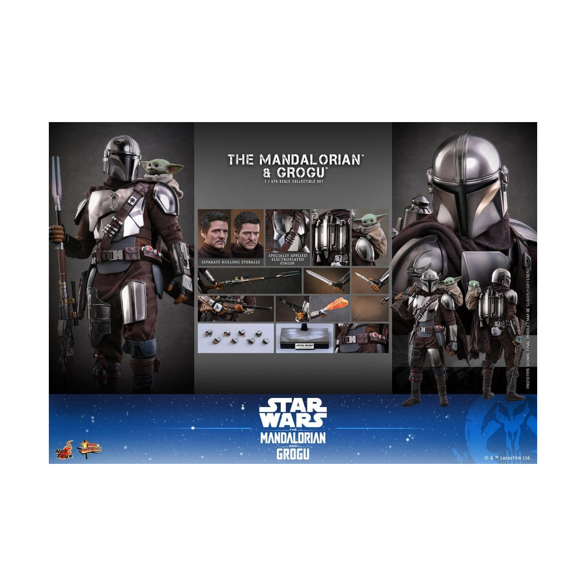 Hot Toys Star Wars - Guardia Pretoriana Imperiale 1/6 - Figurina Mandaloriana