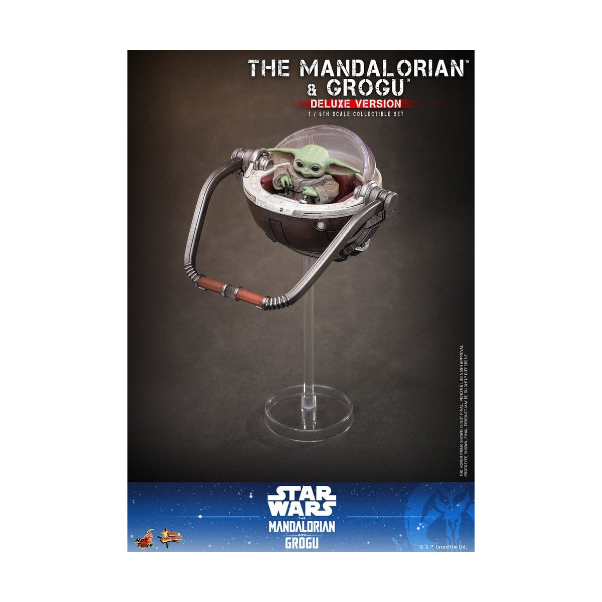 Hot Toys Star Wars - Il Mandaloriano e Grogu (Versione Deluxe) MMS 1/6 - Star Wars: Il Mandaloriano e Grogu