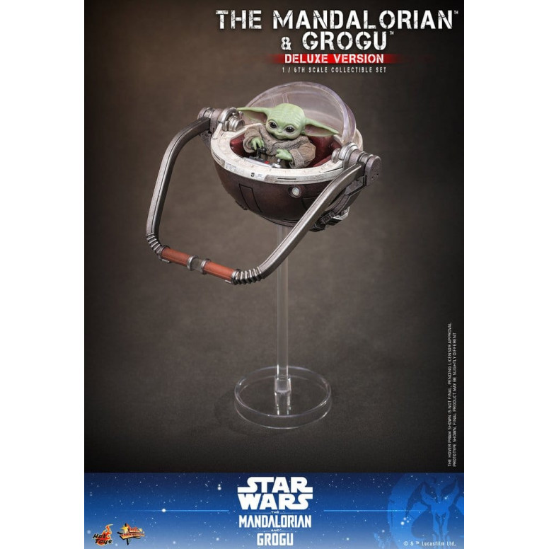 Hot Toys Star Wars - Il Mandaloriano e Grogu (Versione Deluxe) MMS 1/6 - Star Wars: Il Mandaloriano e Grogu