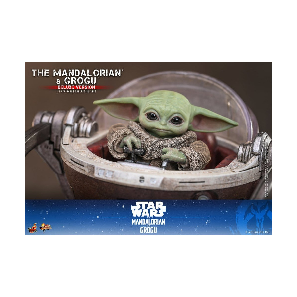 Hot Toys Star Wars - Il Mandaloriano e Grogu (Versione Deluxe) MMS 1/6 - Star Wars: Il Mandaloriano e Grogu