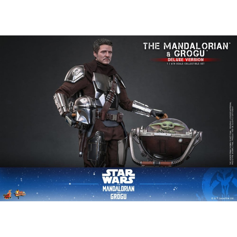 Hot Toys Star Wars - Il Mandaloriano e Grogu (Versione Deluxe) MMS 1/6 - Star Wars: Il Mandaloriano e Grogu