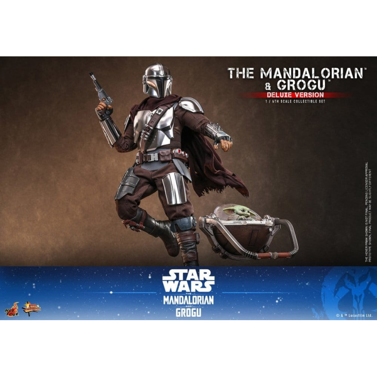 Hot Toys Star Wars - Il Mandaloriano e Grogu (Versione Deluxe) MMS 1/6 - Star Wars: Il Mandaloriano e Grogu