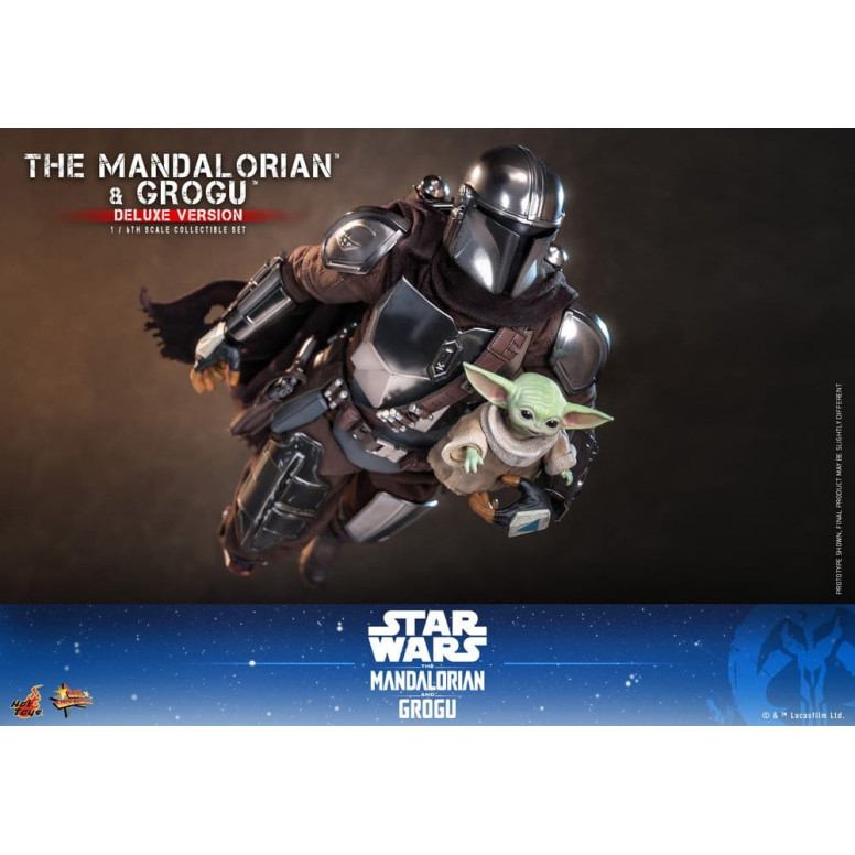 Hot Toys Star Wars - Il Mandaloriano e Grogu (Versione Deluxe) MMS 1/6 - Star Wars: Il Mandaloriano e Grogu