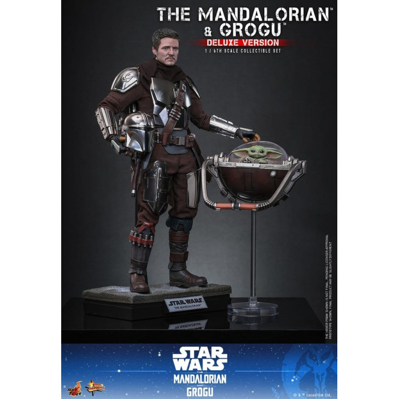 Hot Toys Star Wars - Il Mandaloriano e Grogu (Versione Deluxe) MMS 1/6 - Star Wars: Il Mandaloriano e Grogu