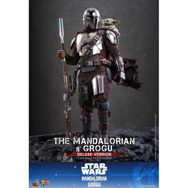 Hot Toys Star Wars - Il Mandaloriano e Grogu (Versione Deluxe) MMS 1/6 - Star Wars: Il Mandaloriano e Grogu