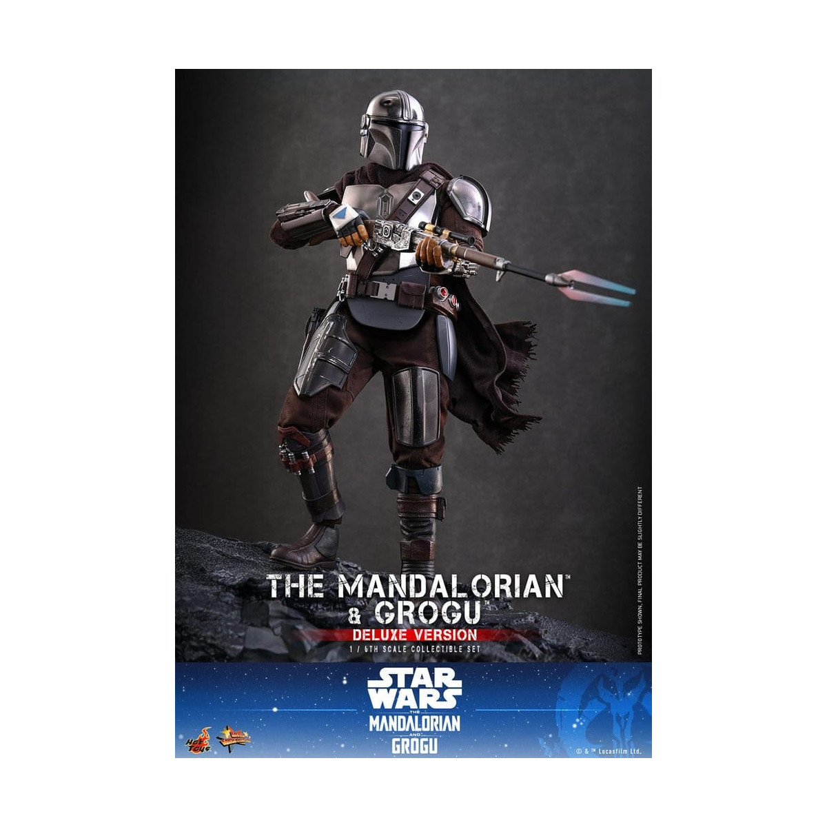 Hot Toys Star Wars - Il Mandaloriano e Grogu (Versione Deluxe) MMS 1/6 - Star Wars: Il Mandaloriano e Grogu