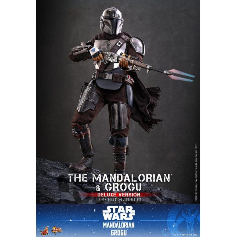 Hot Toys Star Wars - Il Mandaloriano e Grogu (Versione Deluxe) MMS 1/6 - Star Wars: Il Mandaloriano e Grogu