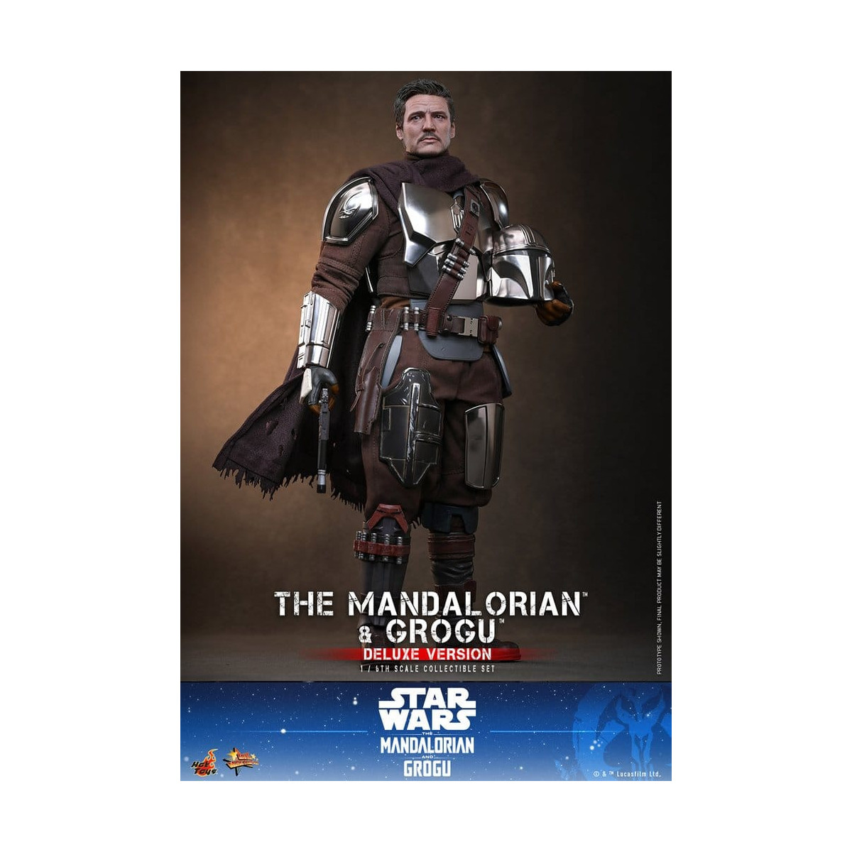 Hot Toys Star Wars - Il Mandaloriano e Grogu (Versione Deluxe) MMS 1/6 - Star Wars: Il Mandaloriano e Grogu