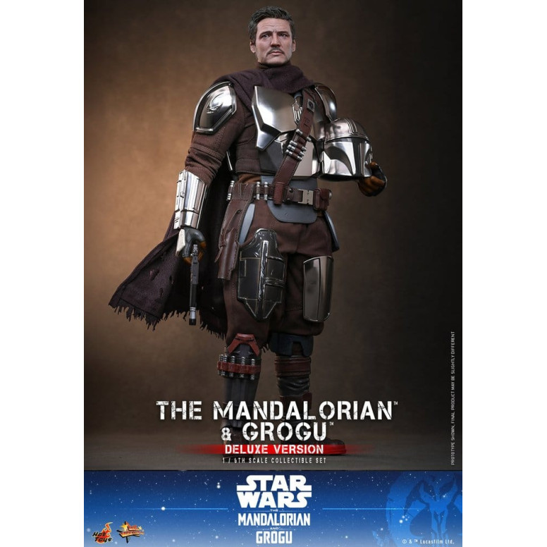 Hot Toys Star Wars - Il Mandaloriano e Grogu (Versione Deluxe) MMS 1/6 - Star Wars: Il Mandaloriano e Grogu